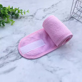 Pink Adjustable Facial Spa Makeup Headband - Lashpire